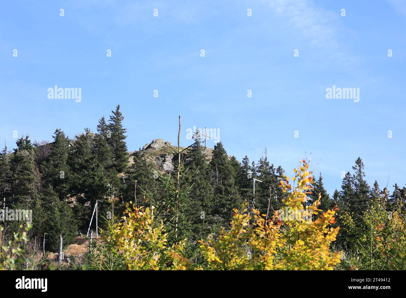 Wanderung auf den kleinen und den großen Osser Foto Stock