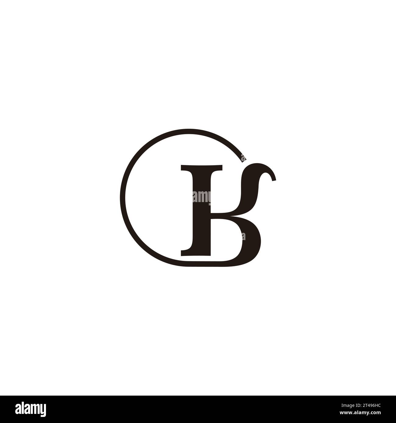 lettera kb semplice semplice rotazione del logo vettore Illustrazione Vettoriale