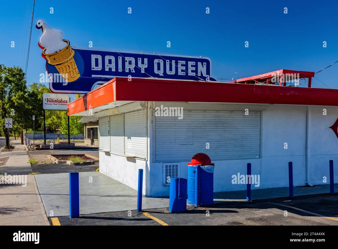 Dairy Queen lungo la Route 66 ad Albuquerque, New Mexico, USA [nessun rilascio di proprietà; solo licenze editoriali] Foto Stock