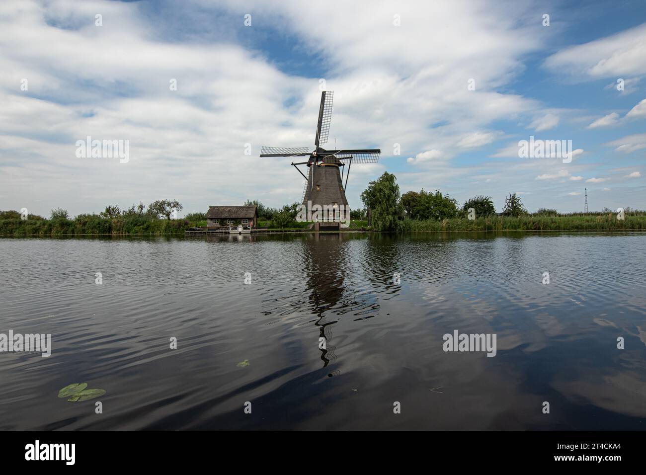 Wiindmills in Olanda Foto Stock