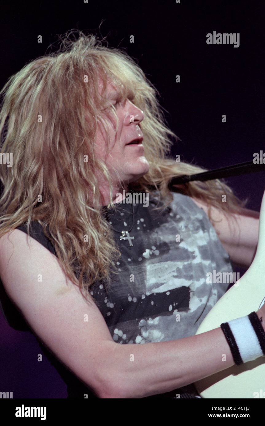 Italy Monza 2000-06-10 : Janick Gers chitarrista degli Iron Maiden durante il concerto al Gods of Metal Foto Stock