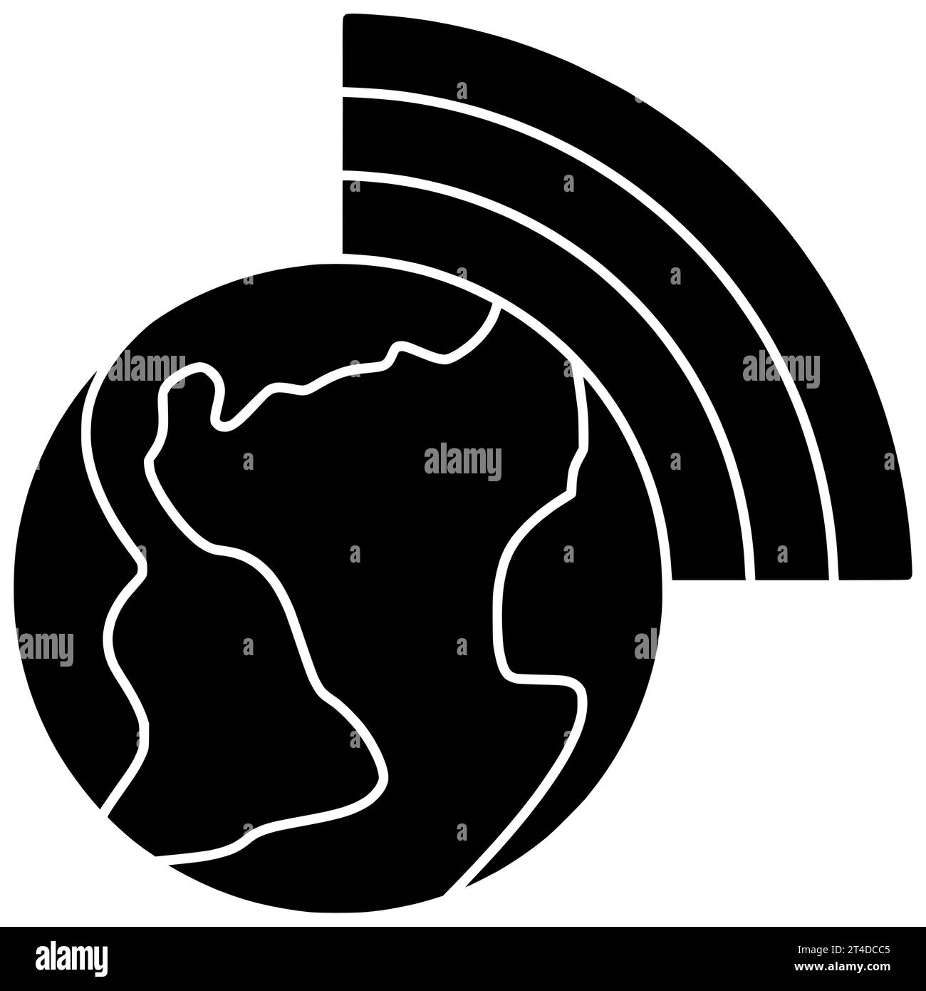 geologia bussola nera silhouette cartografia illustrazione mappa icona geografia logo posizione direzione terra topografia viaggio globo mondo terra continente scienza Foto Stock