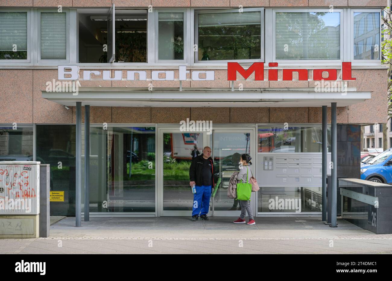 Brunata Minol Niederlassung, Wiesenhüttenplatz, Francoforte, Assia, Deutschland *** Brunata Minol Branch, Wiesenhüttenplatz, Francoforte, Assia, Germania Credit: Imago/Alamy Live News Foto Stock