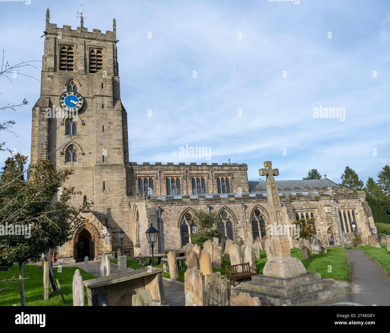 St Gregory's Parish Church, Bedale, North Yorkshire, Inghilterra, Regno Unito. Foto Stock
