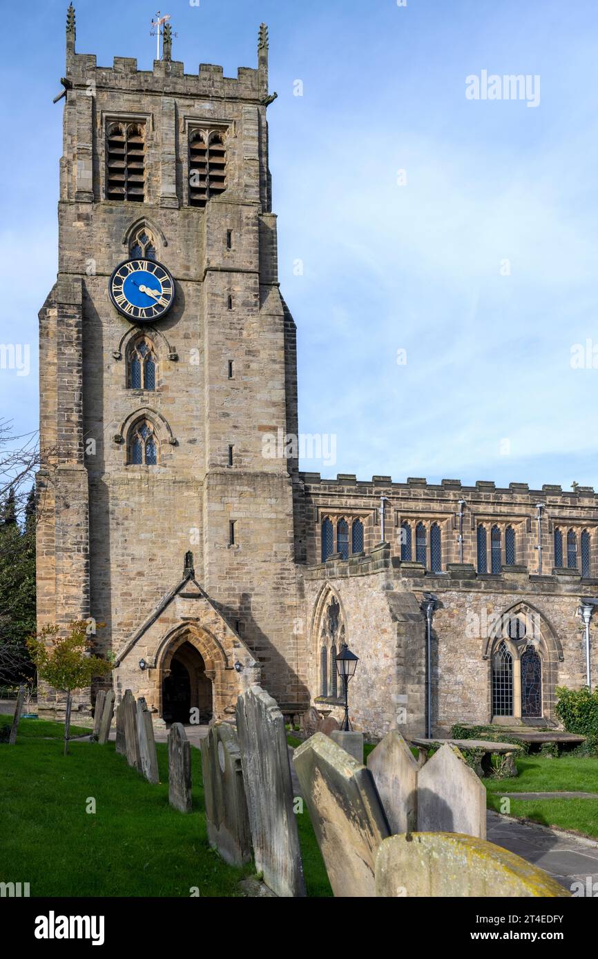 St Gregory's Parish Church, Bedale, North Yorkshire, Inghilterra, Regno Unito. Foto Stock