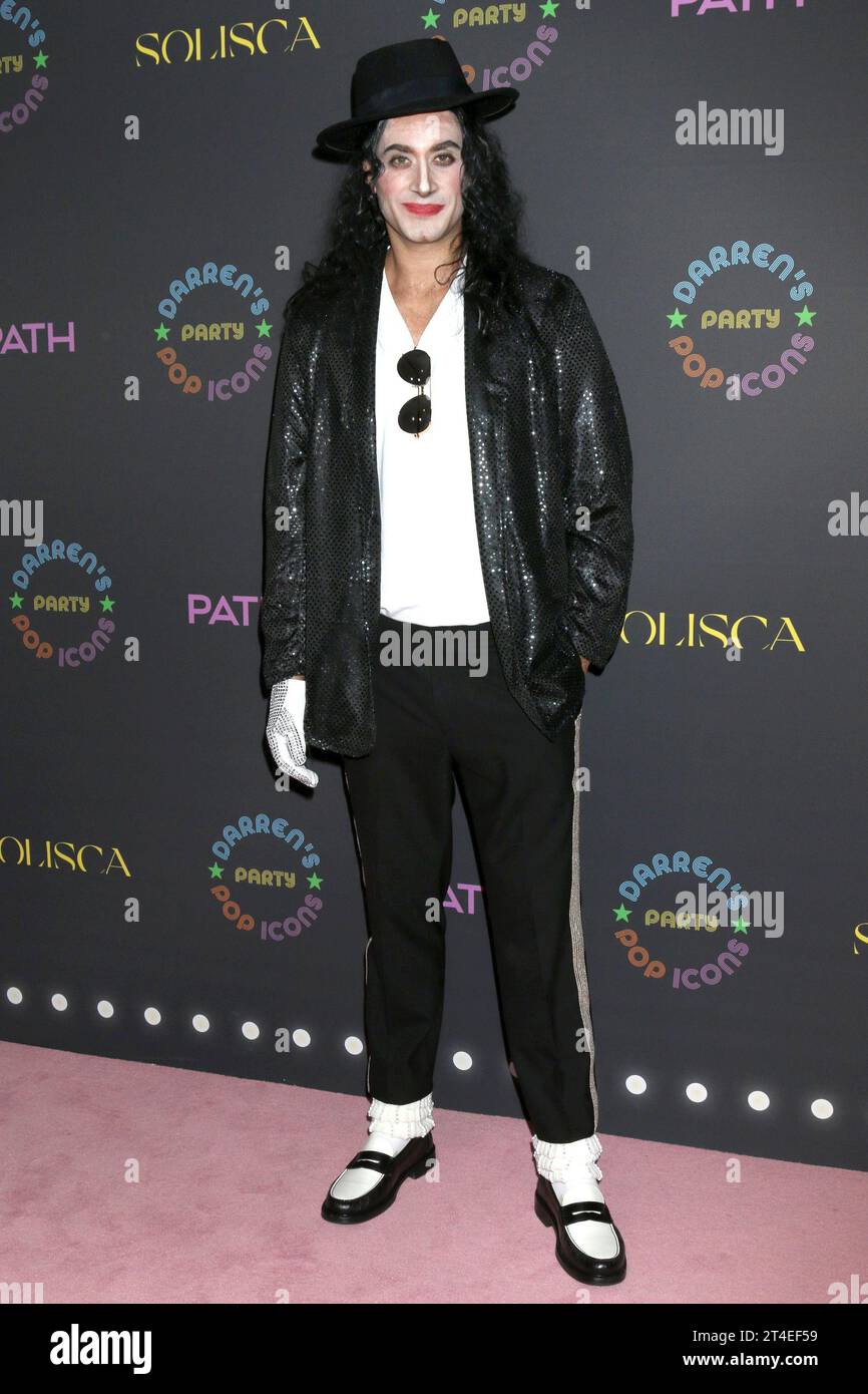 Darren dzienciols icone pop festa di halloween 2023 immagini e