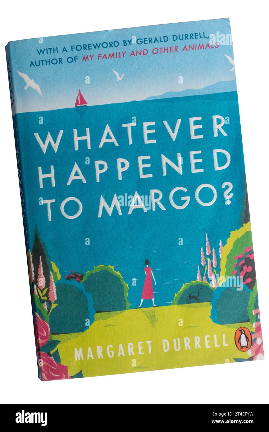 Margaret Durrell autobiografia intitolata Whatever Happened to Margo?, libro cartaceo, UK Foto Stock