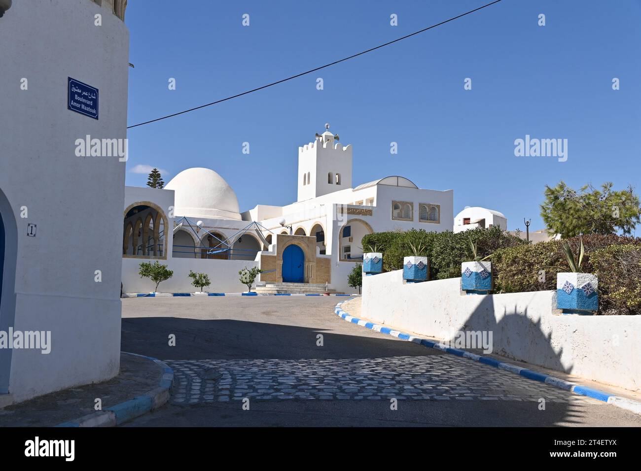 Villaggio di Hergla, Tunisia Foto Stock