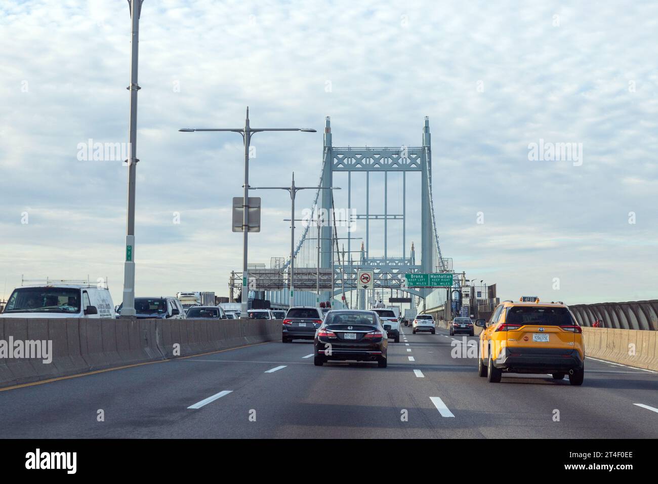 Ponte Robert F. Kennedy, New York, Stati Uniti d'America Foto Stock