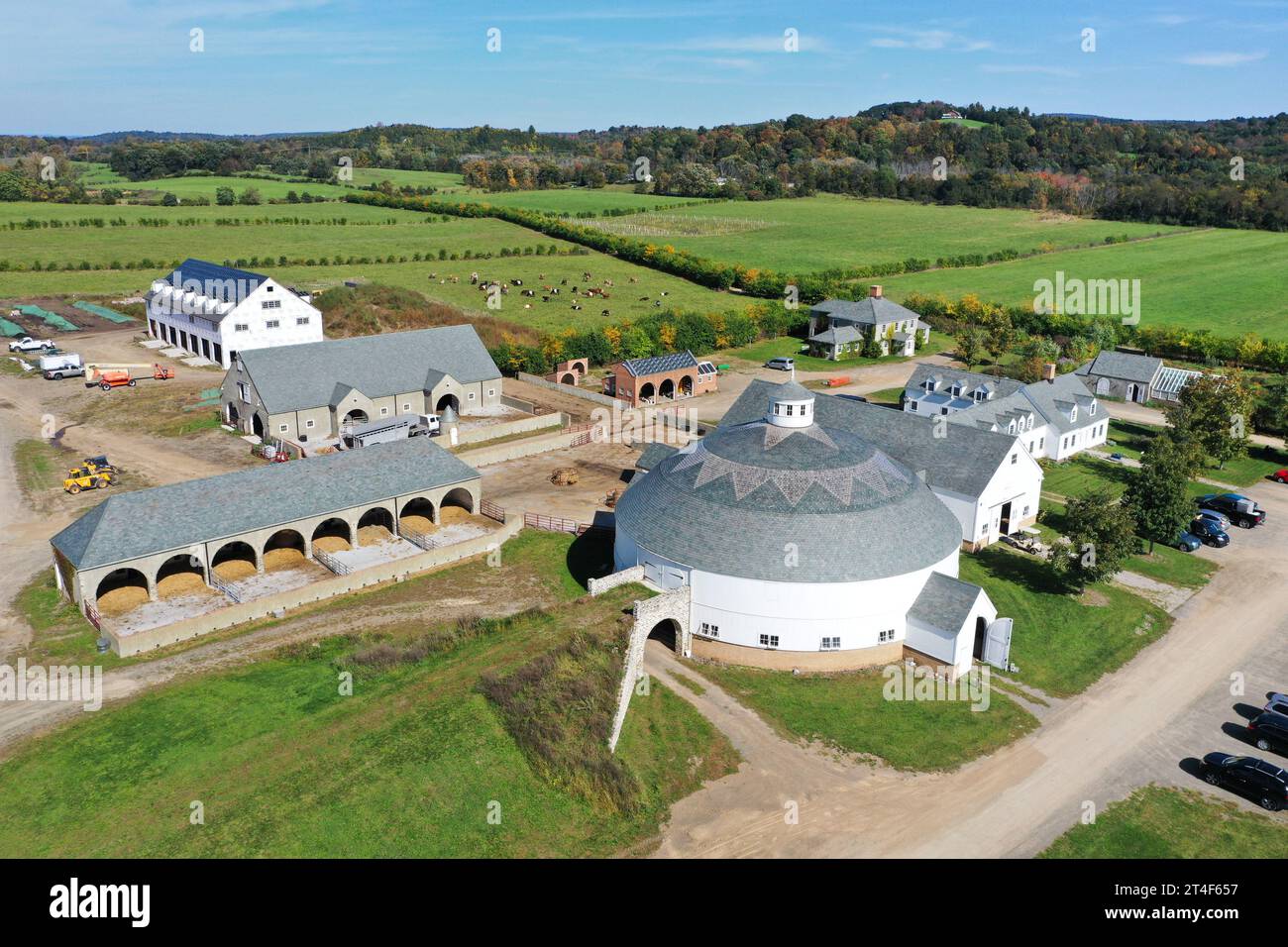 Churchtown Dairy, Hudson, NY, USA Foto Stock