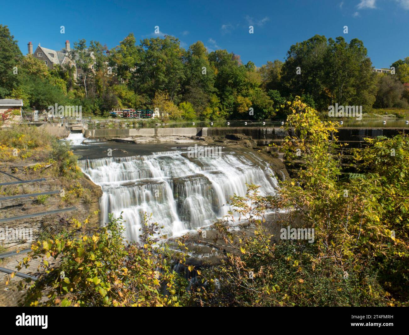 Triphammer Falls, Cornell University Foto Stock