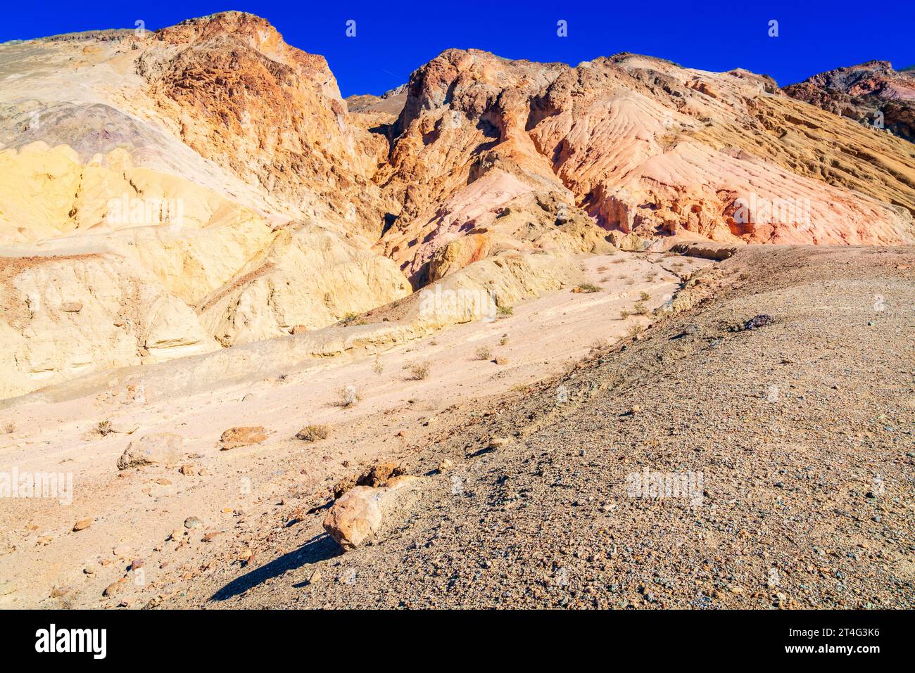 Formazione rocciosa nel Death Valley National Park in California Foto Stock