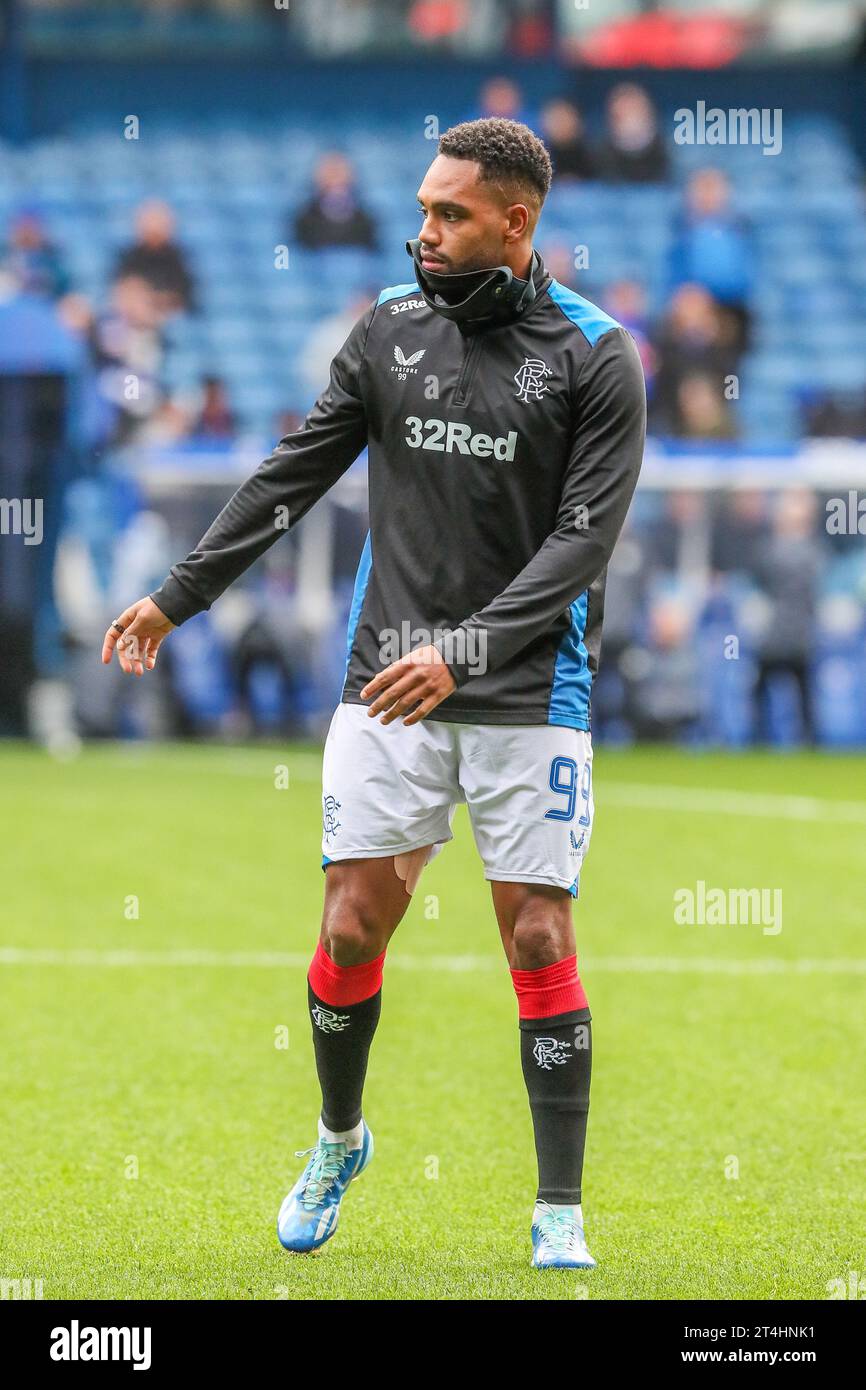 DANILO PEREIRA da SILVA, calciatore professionista, che gioca per il Rangers FC, uno Scottish Premiership Club con sede all'Ibrox Stadium, Glasgow, Regno Unito. Foto Stock