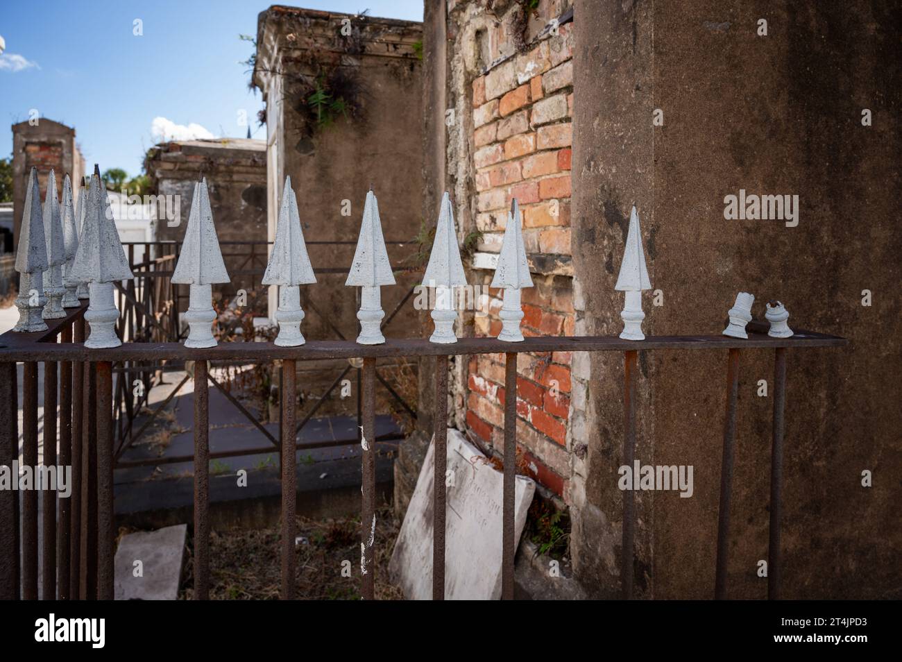 St Louis Cemetery No. 1, New Orleans, Louisiana, USA. Foto Stock