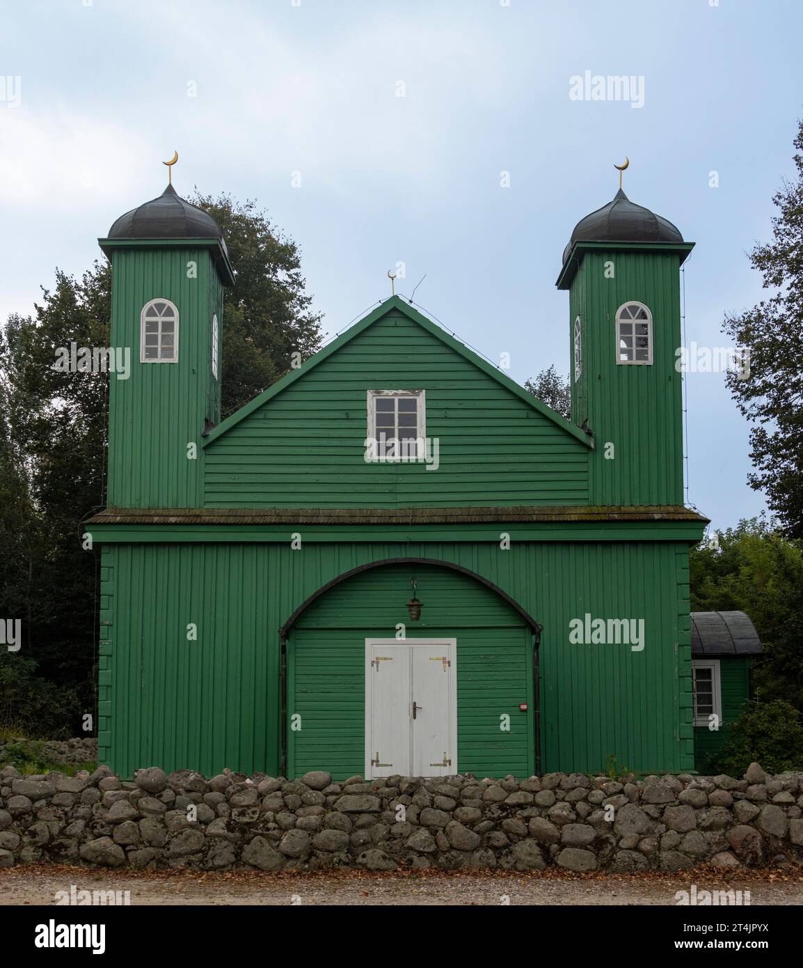 Moschea di legno Kruszyniany, nel voivodato di Podlaskie, Polonia Foto Stock