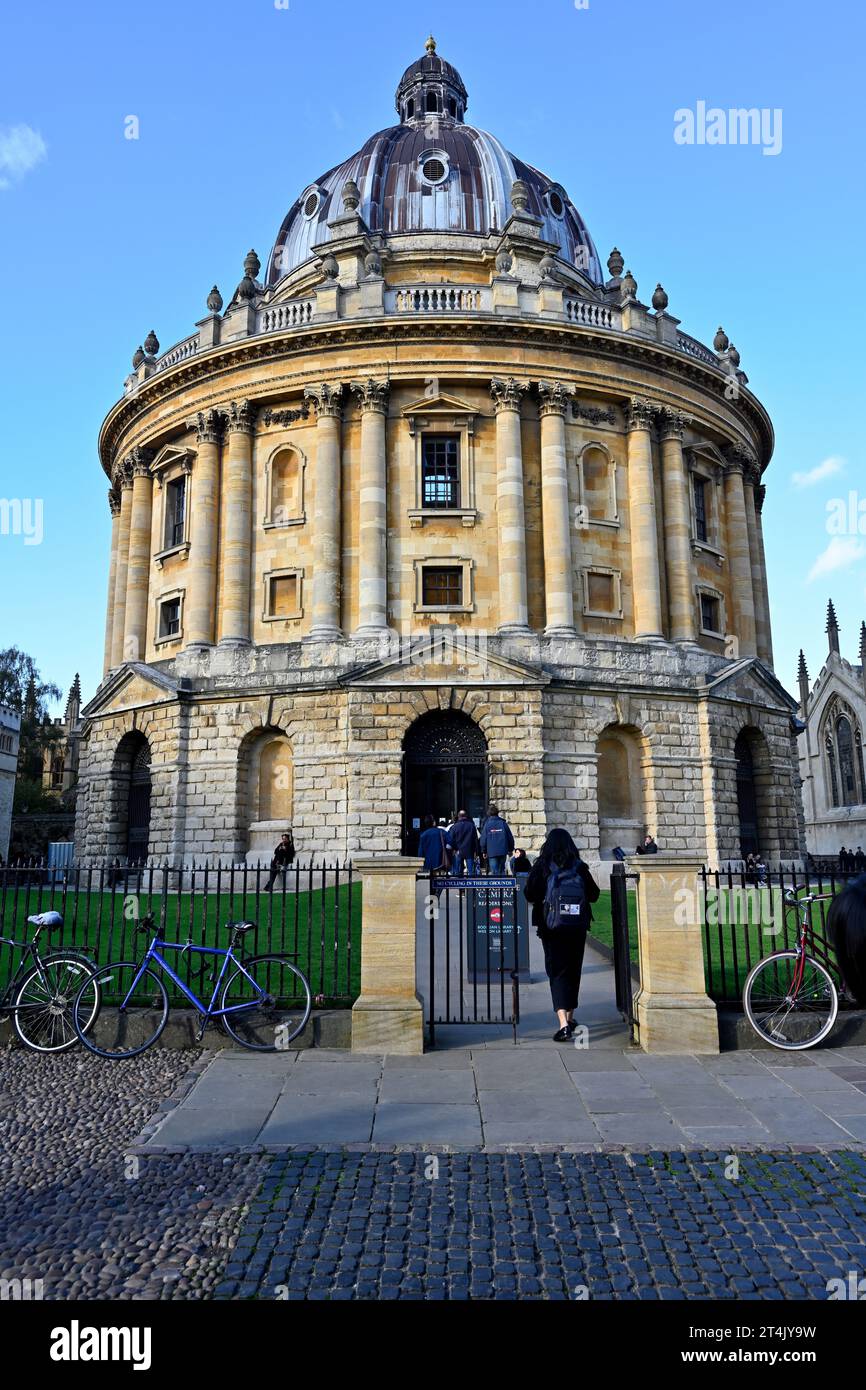 Radcliffe camera, Bodleian Library University of Oxford Foto Stock