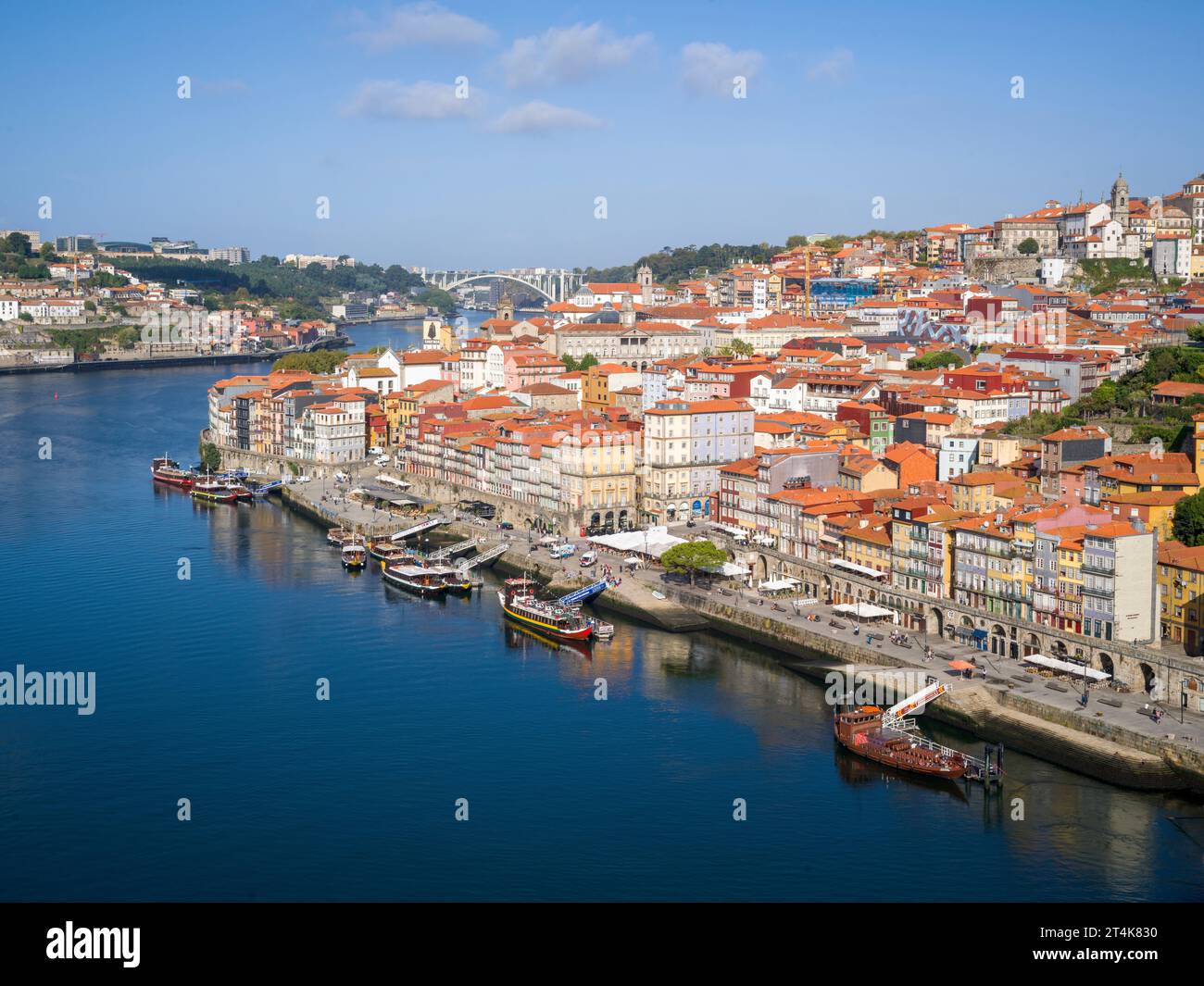 Ribeira, parte storica Porto, Porto, Portogallo, Europa Foto Stock
