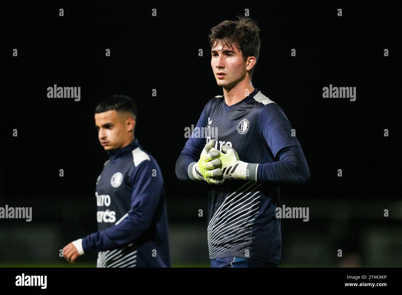 Londra, Regno Unito. 31 ottobre 2023. Londra - Mateo Husselin durante l'incontro tra Fulham FC U21 contro Feyenoord U21 al Motspur Park il 31 ottobre 2023 a Londra, Regno Unito. Credito: Immagini da Box a Box/Alamy Live News Foto Stock