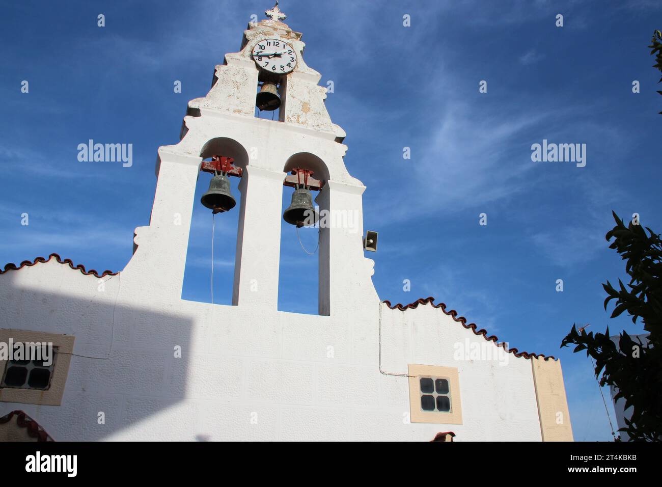 chiesa ortodossa in margariti a creta in grecia Foto Stock