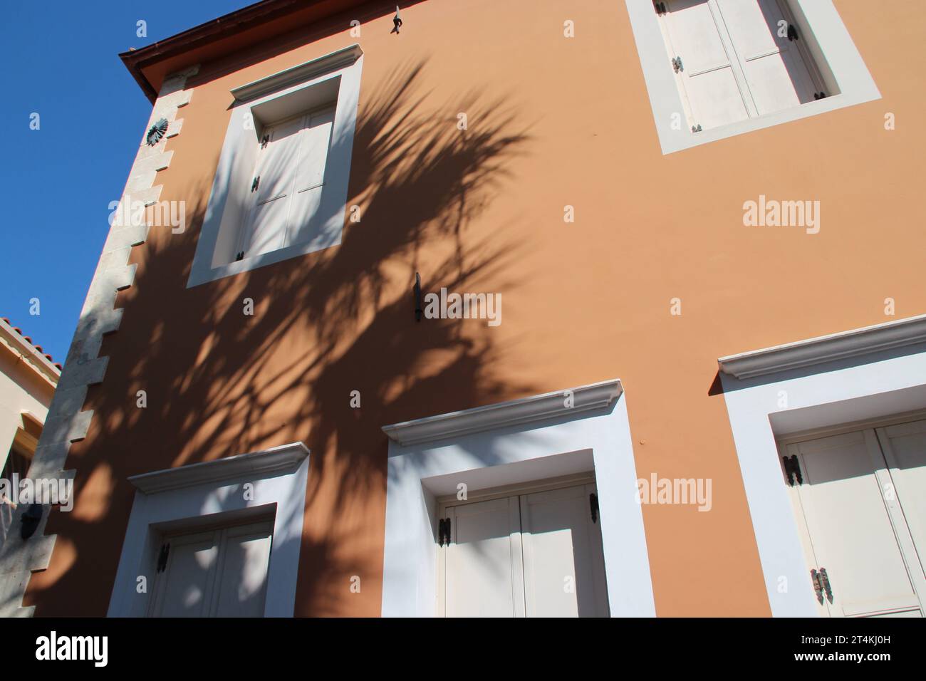 edificio abitativo a chania a creta in grecia Foto Stock