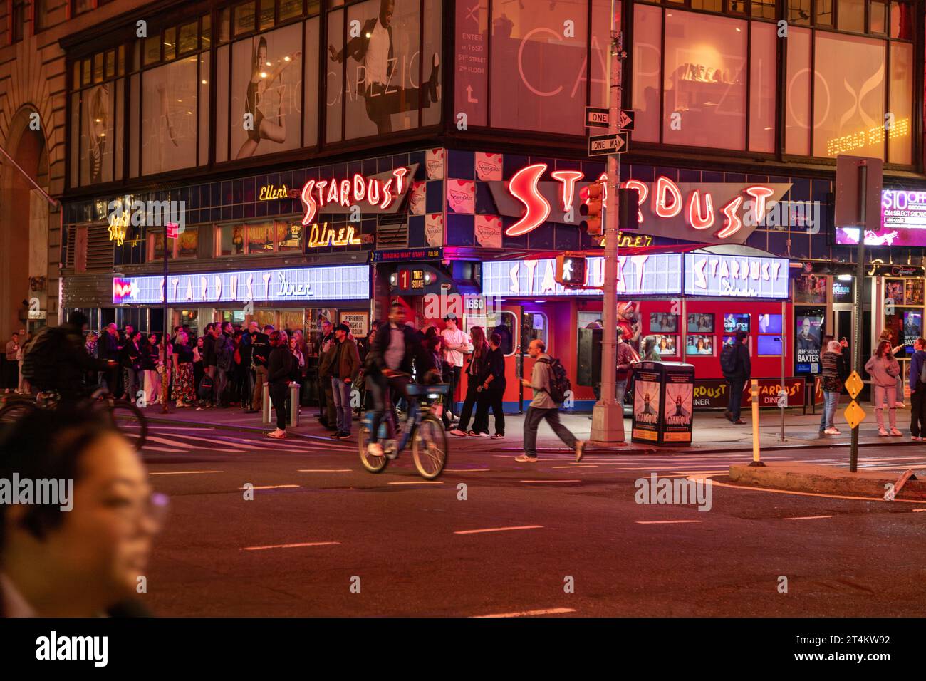 Ellen's Stardust Diner, New York City, Stati Uniti d'America. Foto Stock