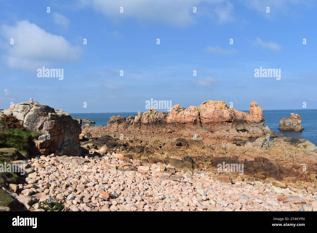 Ile de Bréhat en Bretagne Foto Stock