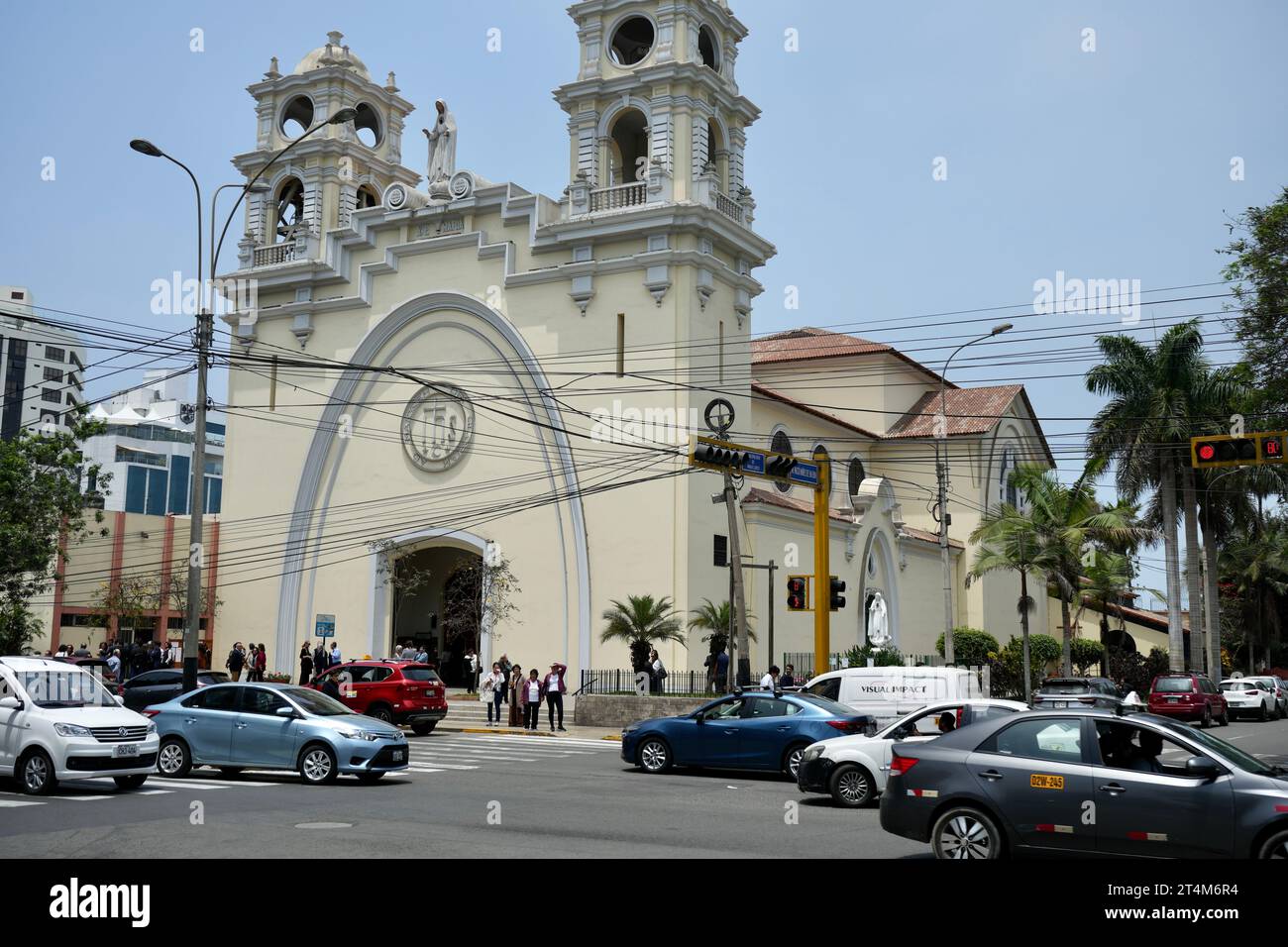 Parroquia Nuestra Señora de Fátima, Chiesa cattolica. Lima, Perù. Foto Stock