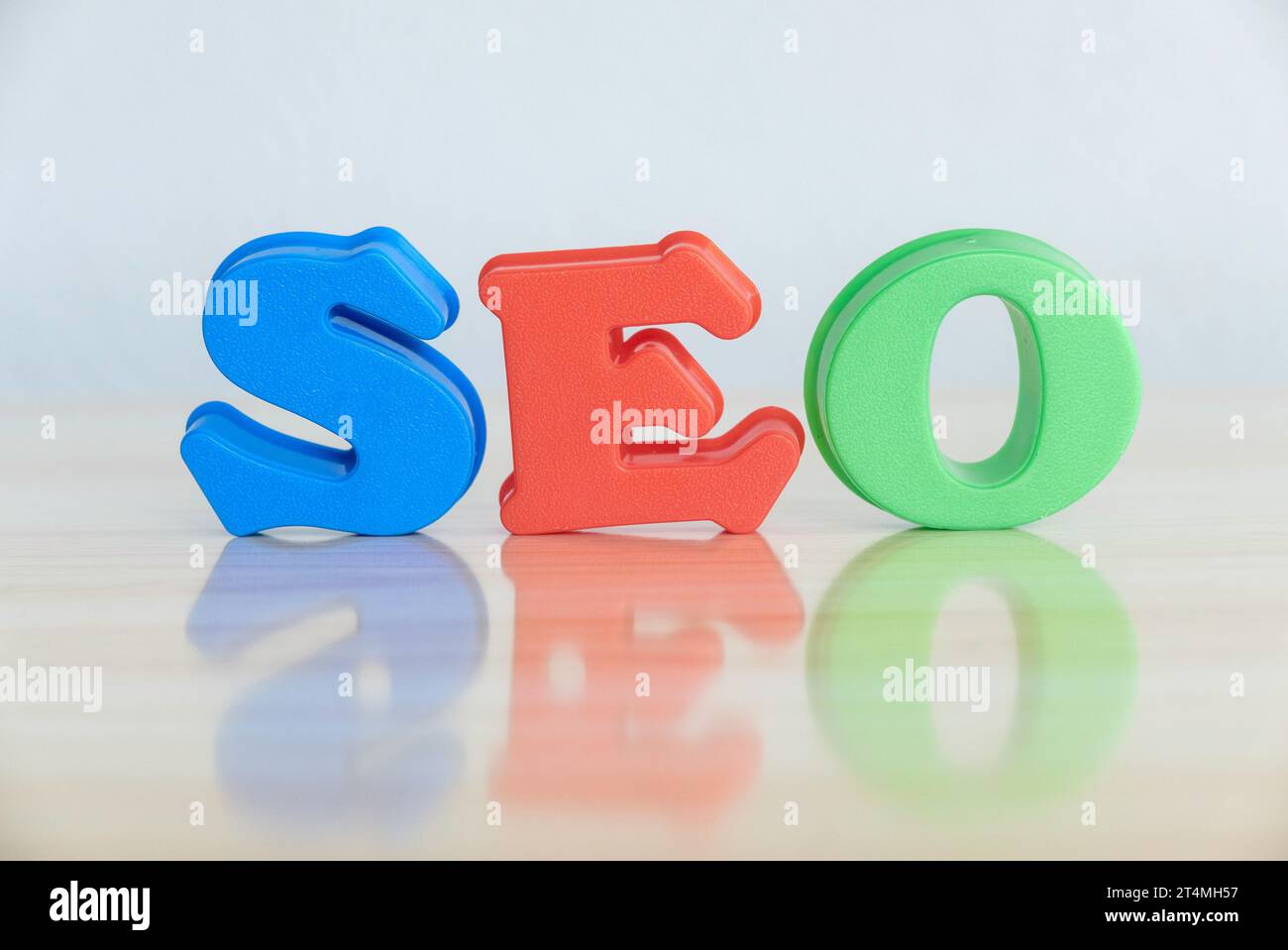 Alfabeto SEO. Ottimizzazione dei motori di ricerca.concetto di marketing, classifica, traffico di Internet business Technology del sito web. Foto Stock