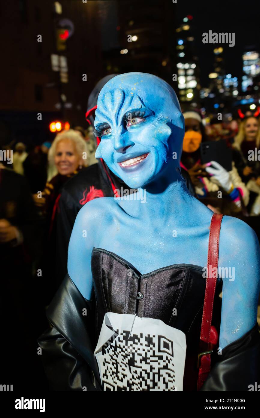 Costume alieno blu da donna per 73,00 €