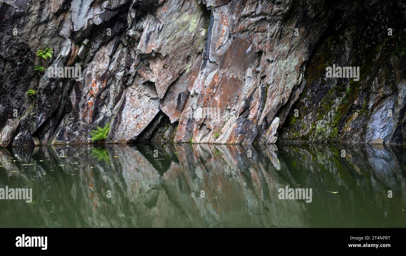 Rydal Cave, Grasmere, Lake District National Park, Cumbria, Inghilterra, Regno Unito Foto Stock