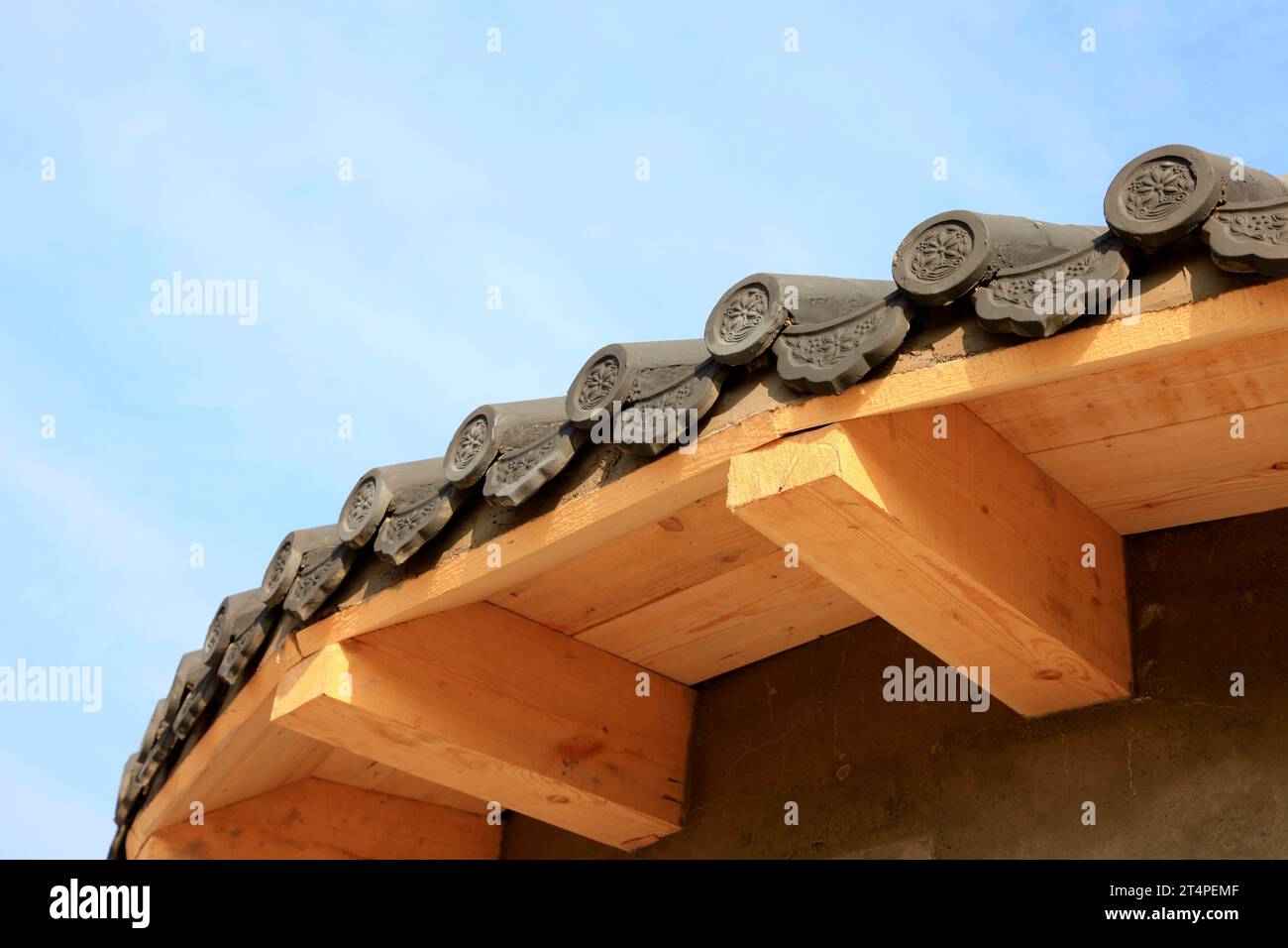 Mattoni tradizionali di stile Cinese Foto Stock