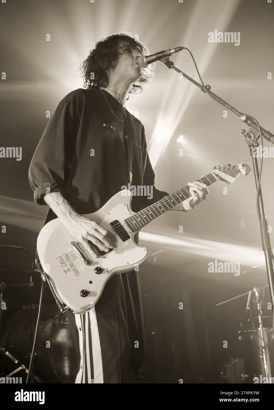 Nottingham, Regno Unito. 31 ottobre 2023, evento: The Rescue Rooms. HUNNA con il supporto di BAND OF SILVER e SICKJOY. NELLA FOTO: Mykl Barton (Sick Joy). Credito: Mark Dunn/Alamy Live News (da accreditare su tutte le immagini pubblicate). Foto Stock