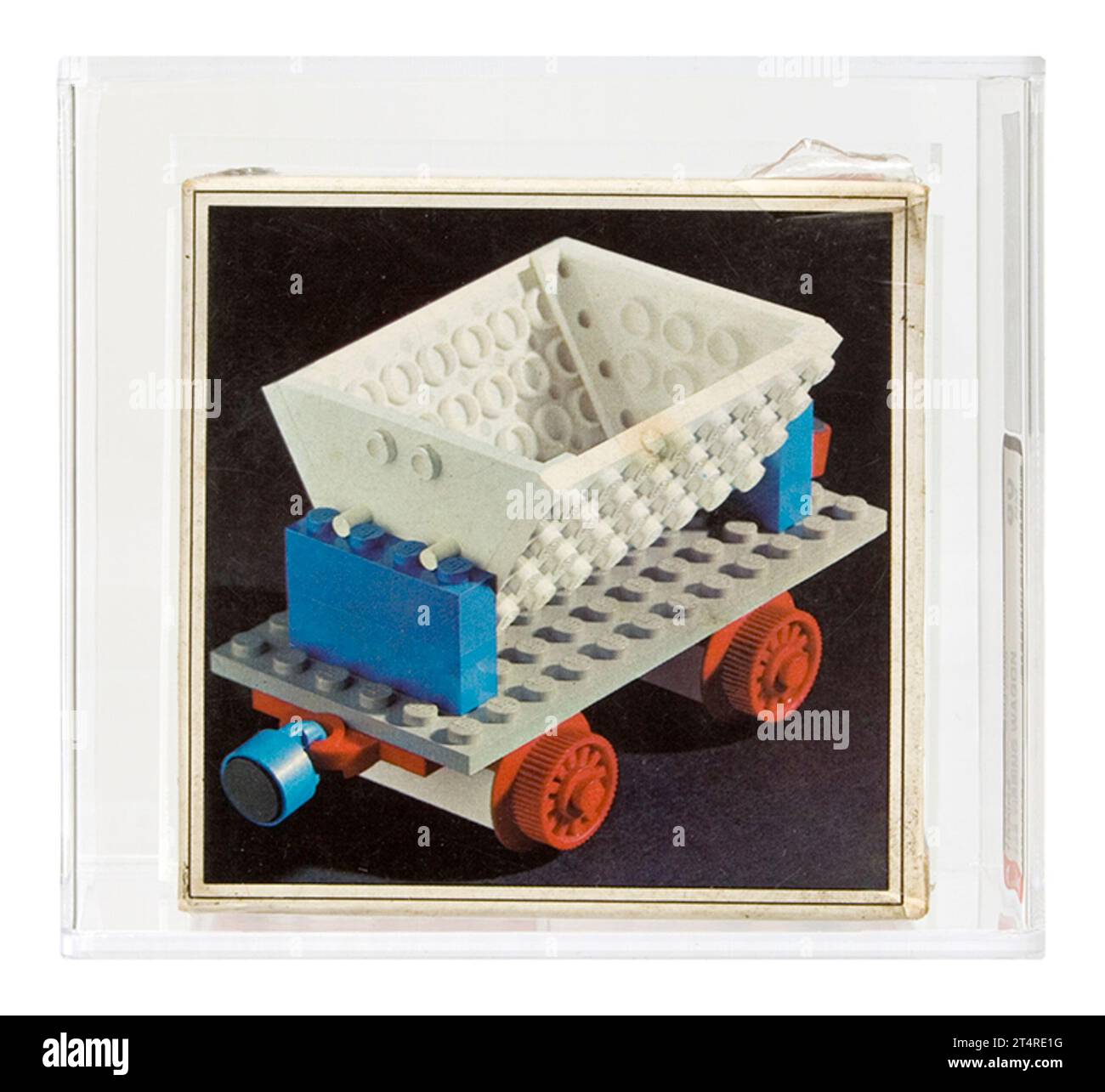 1969 Lego System Trains Box 125 Tipping Wagon AFA 80 vicino a Mint Foto Stock 1969 Lego System Trains Box 125 Tipping Wagon AFA 80 vicino a Mint Foto Stock