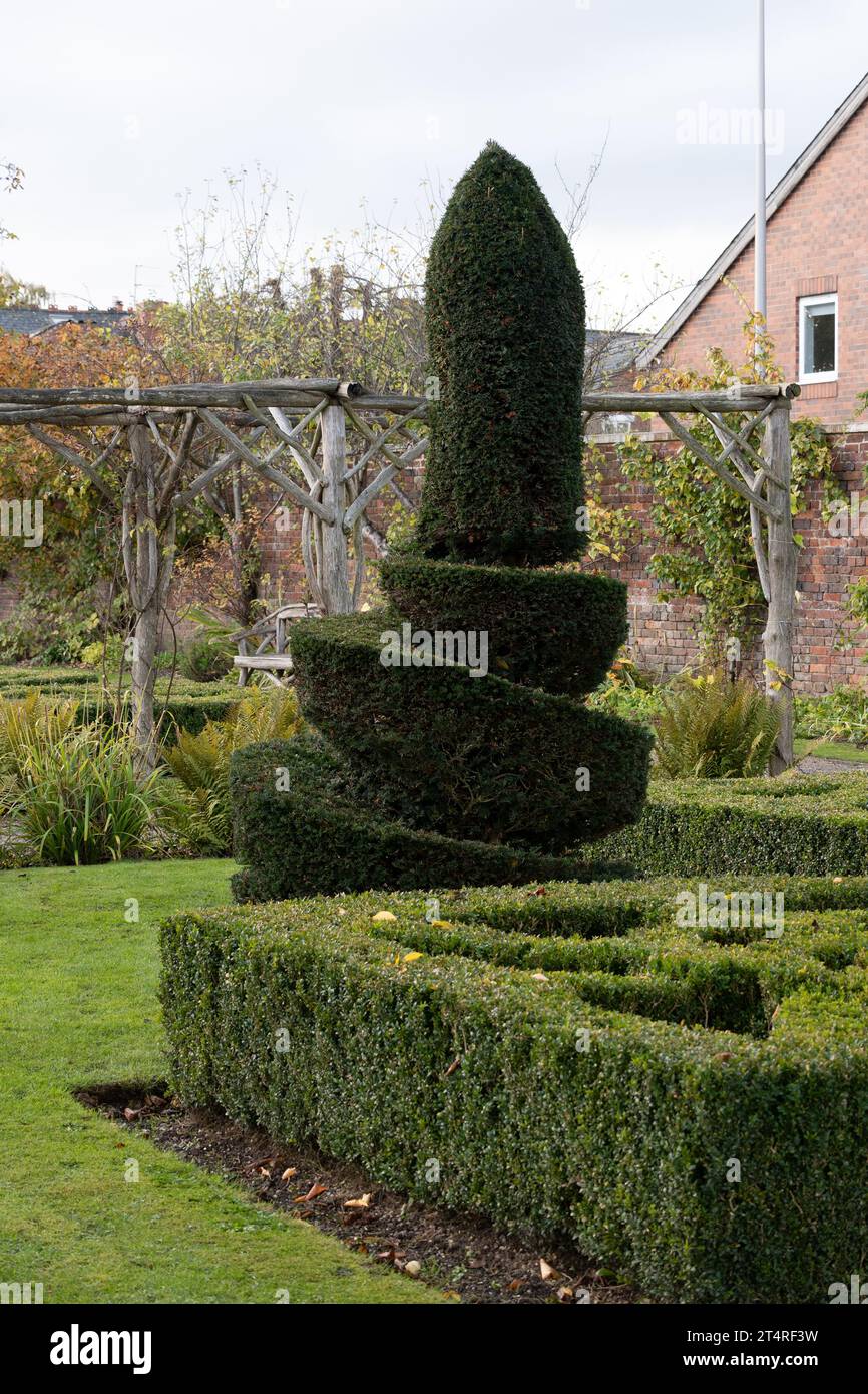 Shakespeare Garden, Lightwoods House, Bearwood, Birmingham, West Midlands, Inghilterra, Regno Unito Foto Stock