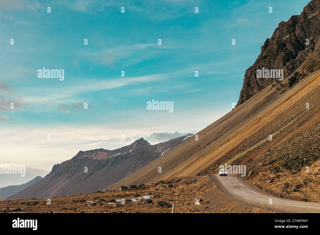 Stokksnes rappresenta un luogo perfetto per fotografi e amanti della natura Foto Stock