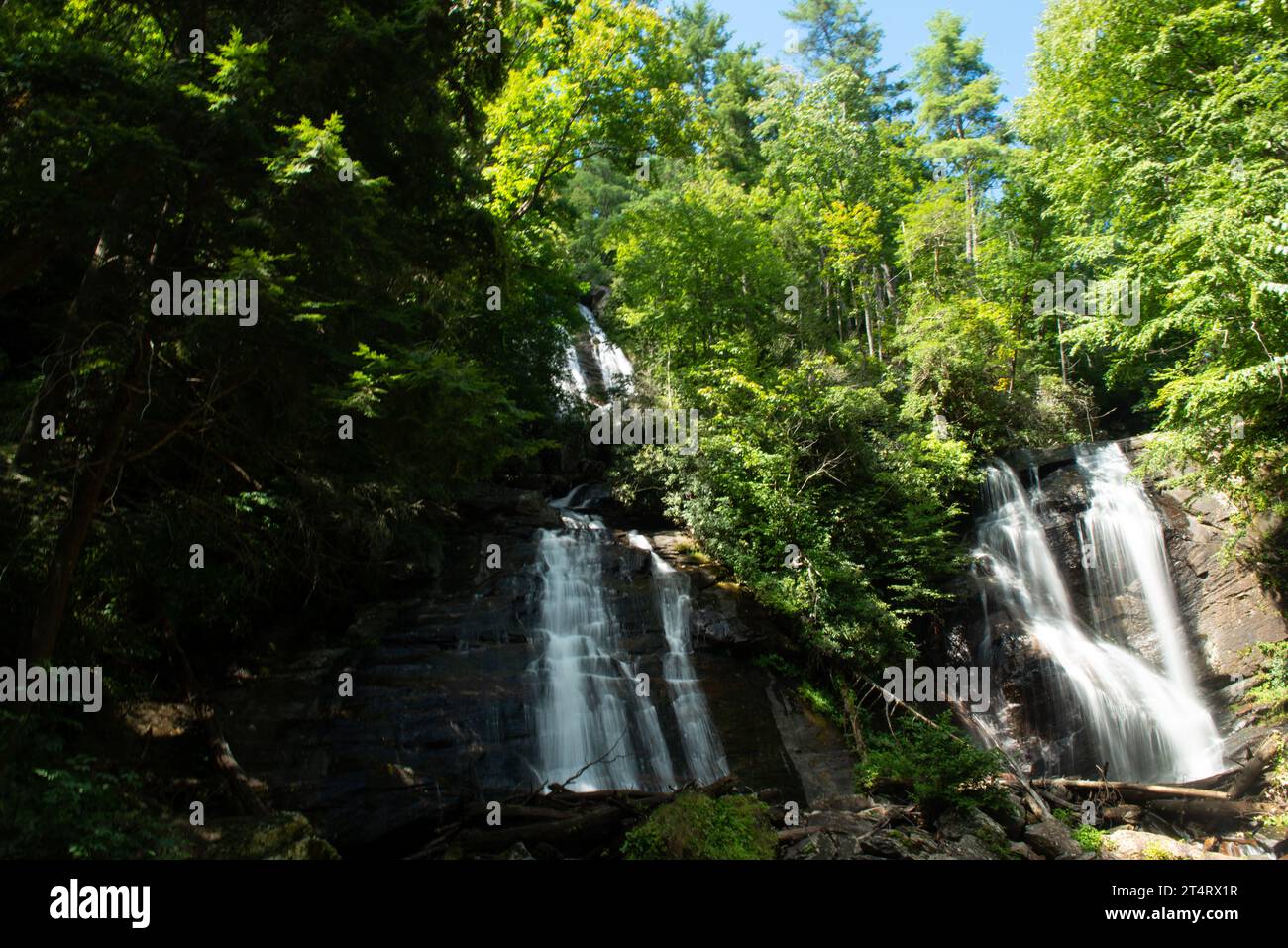 Anna Ruby Falls vicino a Helen Georgia Foto Stock