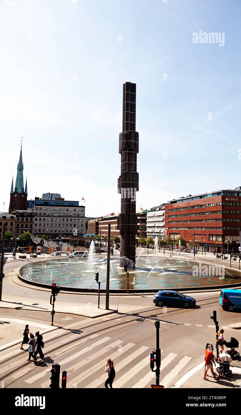 Stoccolma, Svezia - 23 maggio 2023: ArtWork Crystal vertical Accent di Edvin Öhrströms Foto Stock