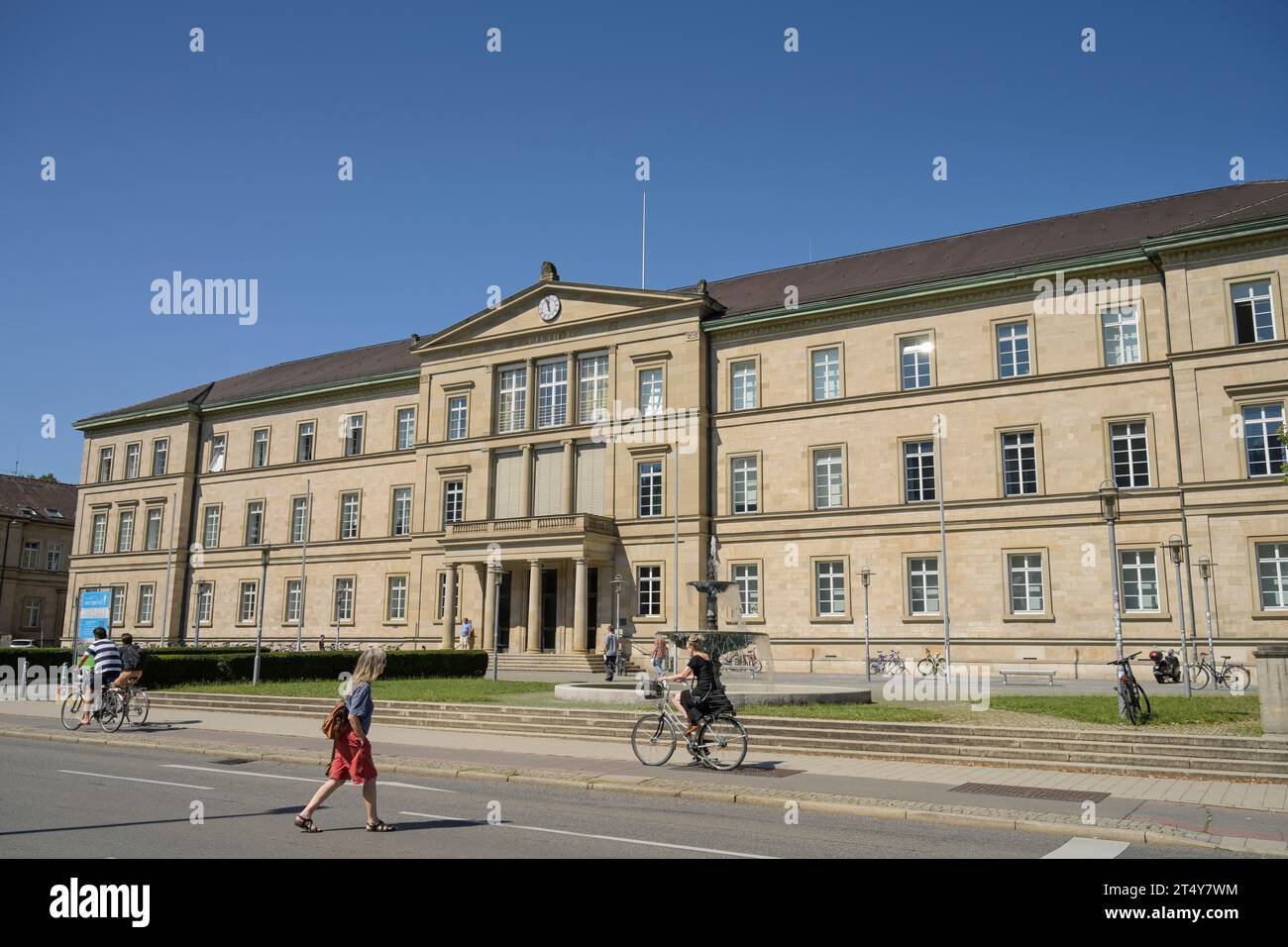 New Assembly Hall, Eberhard Karls University, Geschwister-Scholl-Platz, Tuebingen, Baden-Wuerttemberg, Germania Foto Stock