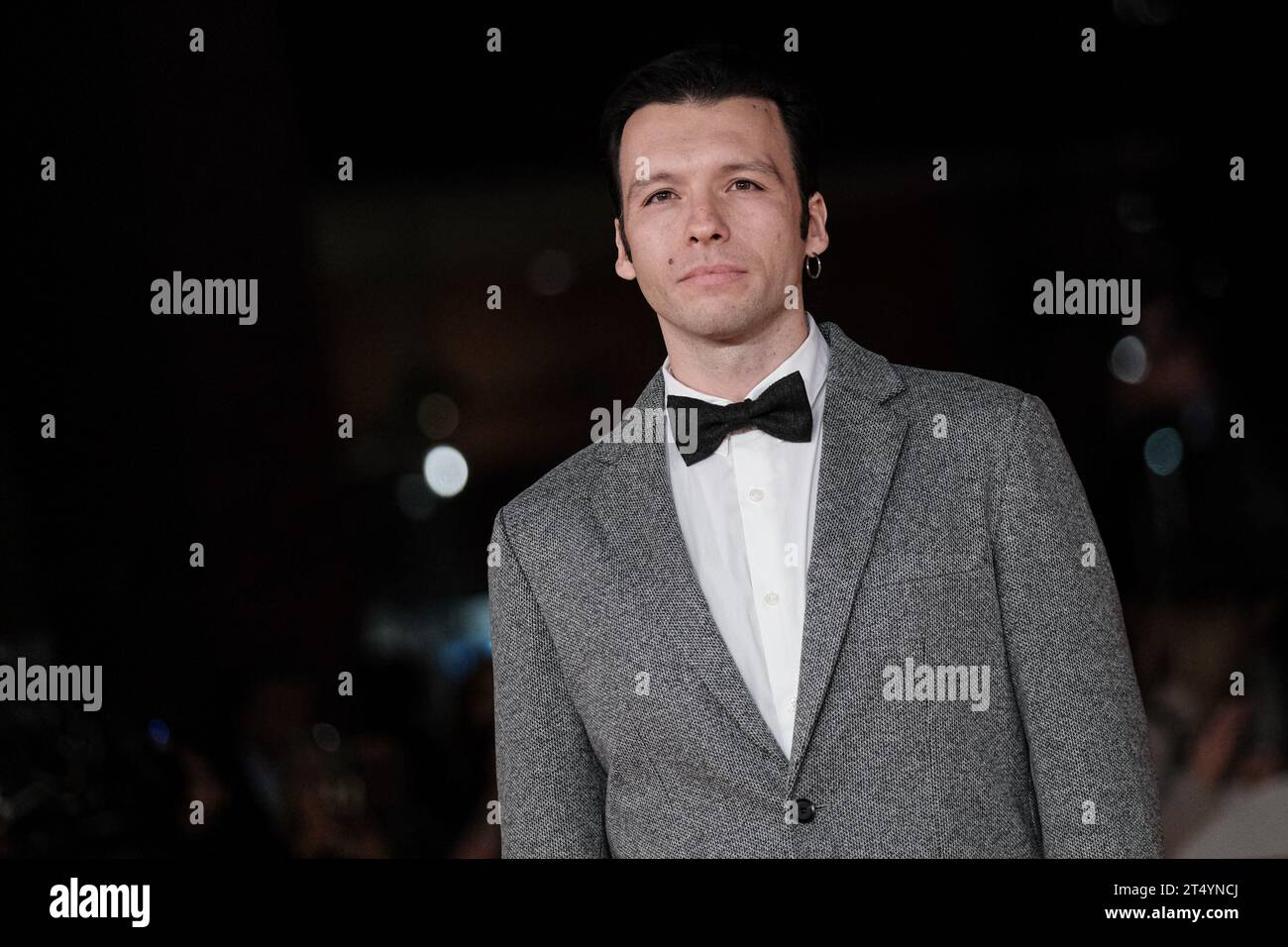 Roma, Italia. 29 ottobre 2023. Marlon Joubert partecipa a un Red carpet per il film "Suburra eterna" durante il 18° Festival del Cinema di Roma presso l'Auditorium Parco della musica di Roma. (Foto di Elena Vizzoca/SOPA Images/Sipa USA) credito: SIPA USA/Alamy Live News Foto Stock