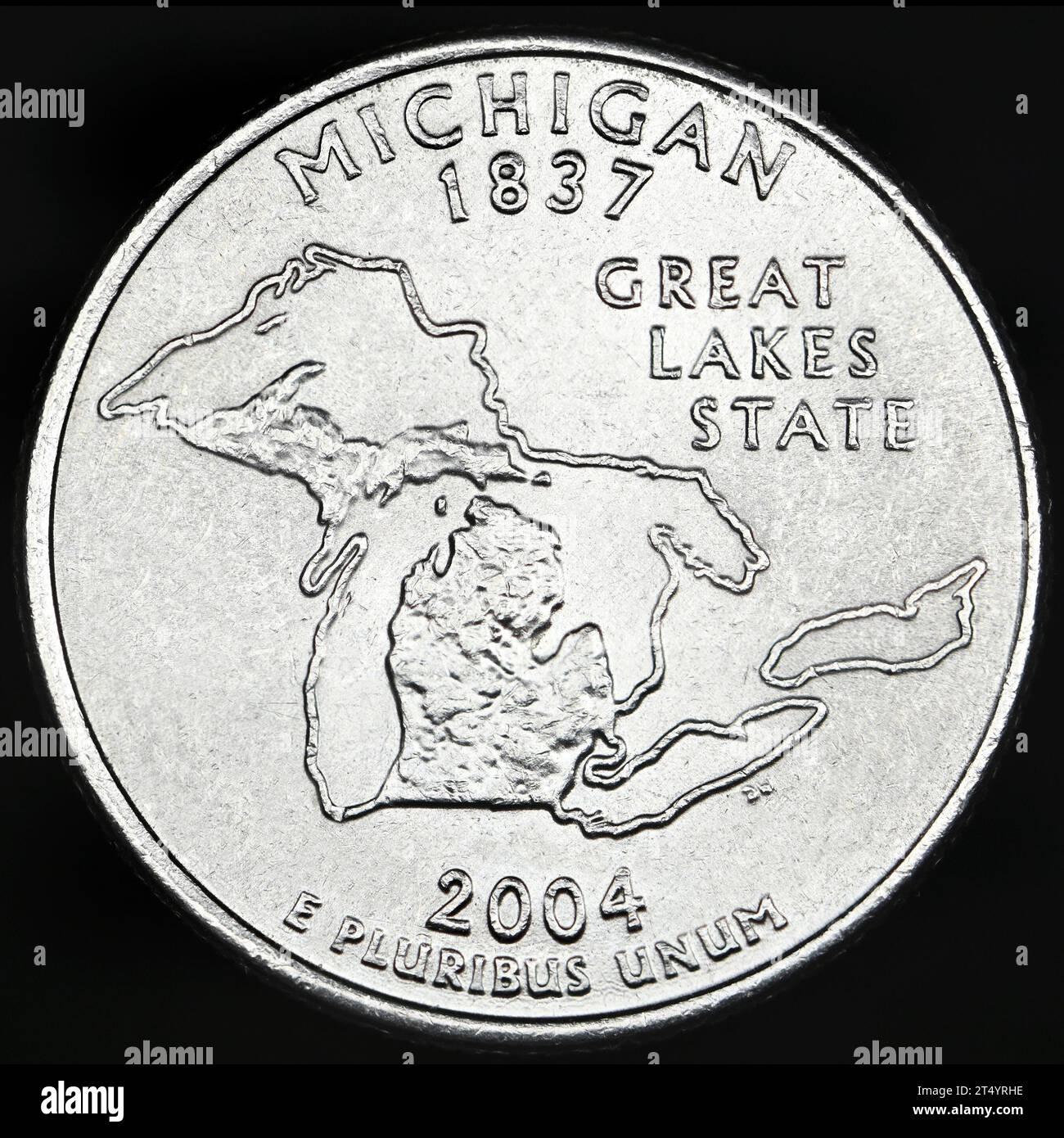 Dollaro USA commemorativo: Michigan (1837) Great Lakes State Foto Stock
