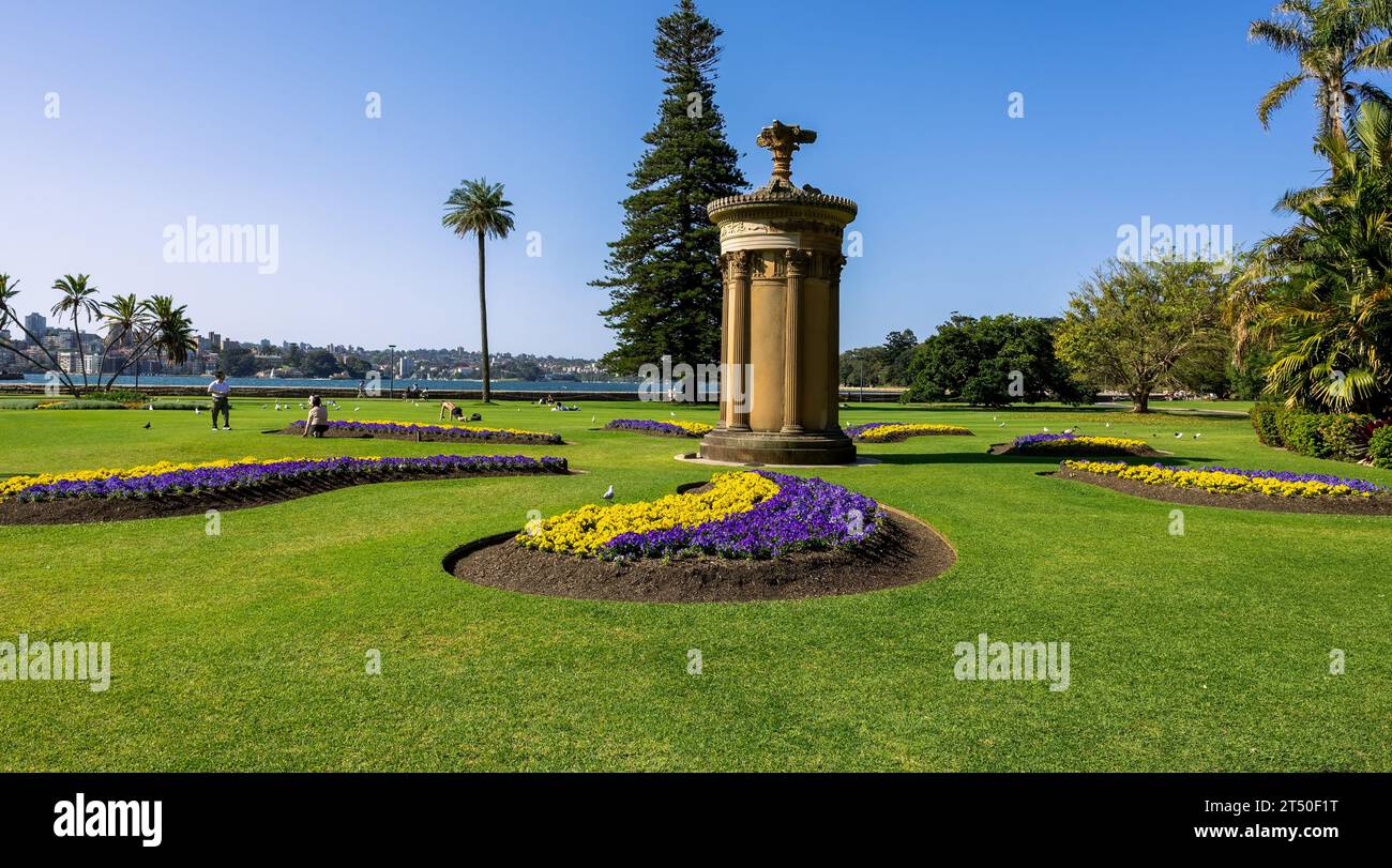 Choragic Monument of Lysicrates presso i Royal Botanical Gardens, Sydney, NSW, Australia Foto Stock