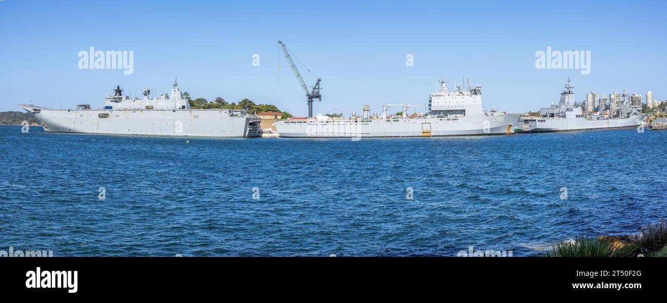 HMAS Garden Island Precinct l'HMAS Kuttabul Gangway si trova in Macleay Street, Sydney, NSW, Australia Foto Stock