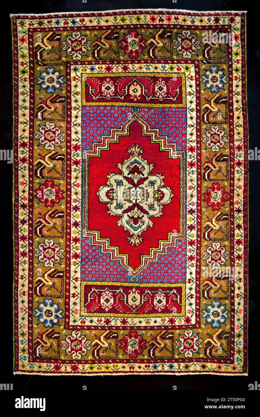 Tipici tappeti turchi dell'Anatolia.Turchia. Foto Stock