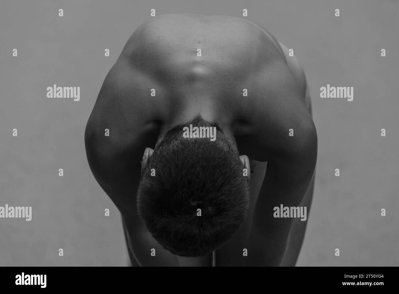 fioritura dalla colonna vertebrale alla vita Foto Stock