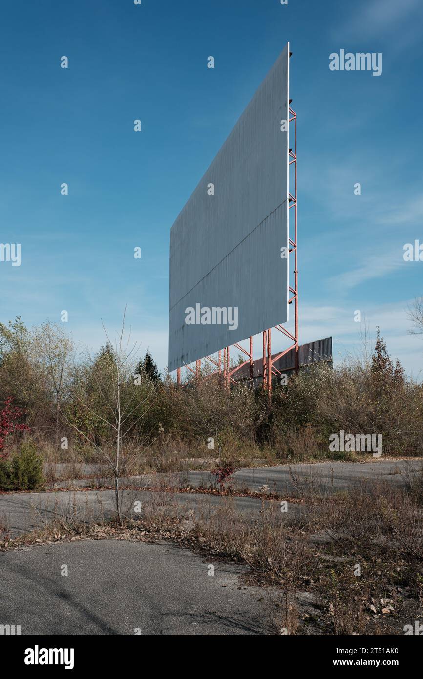 Schermo in un'unità chiusa nel teatro Foto Stock