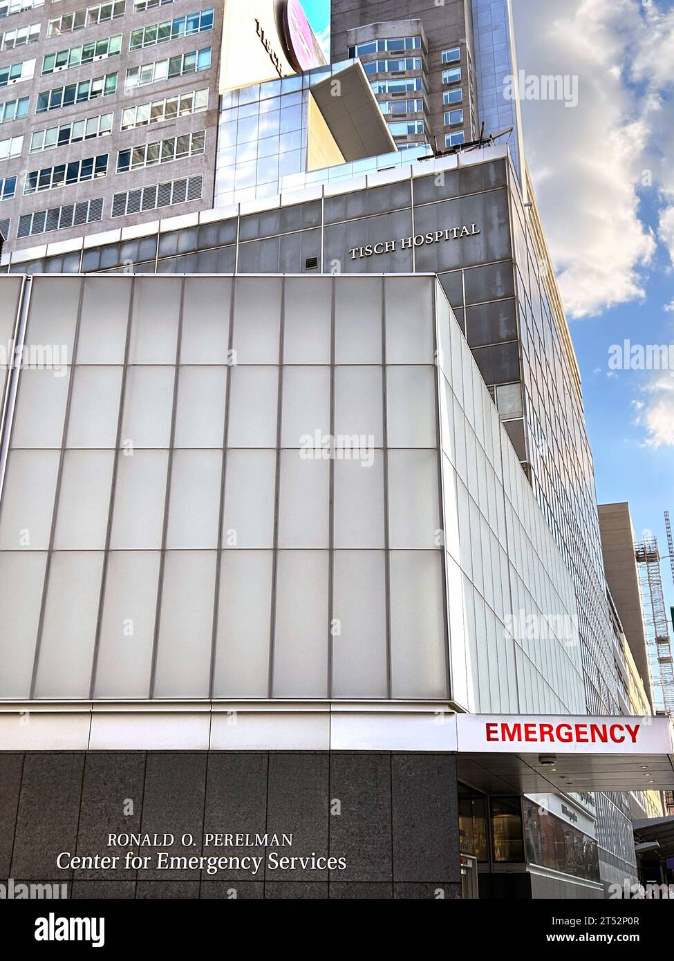 Ronald O. Perlman Center for Emergency Services, Tisch Hospital, NYU Langone Health, New York City, New York, USA Foto Stock