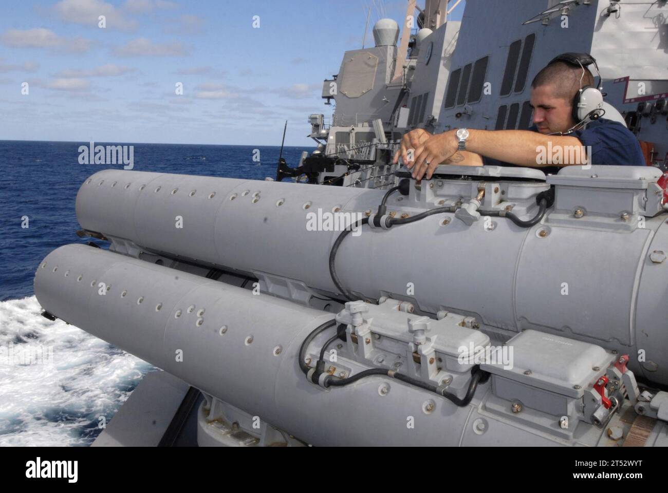 Anna Wade, DDG-96, USS Bainbridge Foto Stock