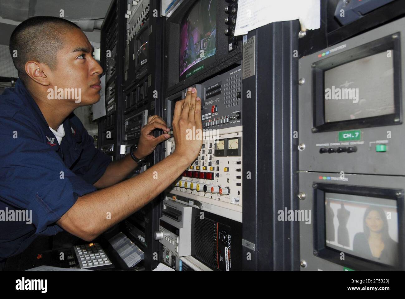 In mare, vettore, IC, manutenzione, persone, Sailor, Sailors Foto Stock