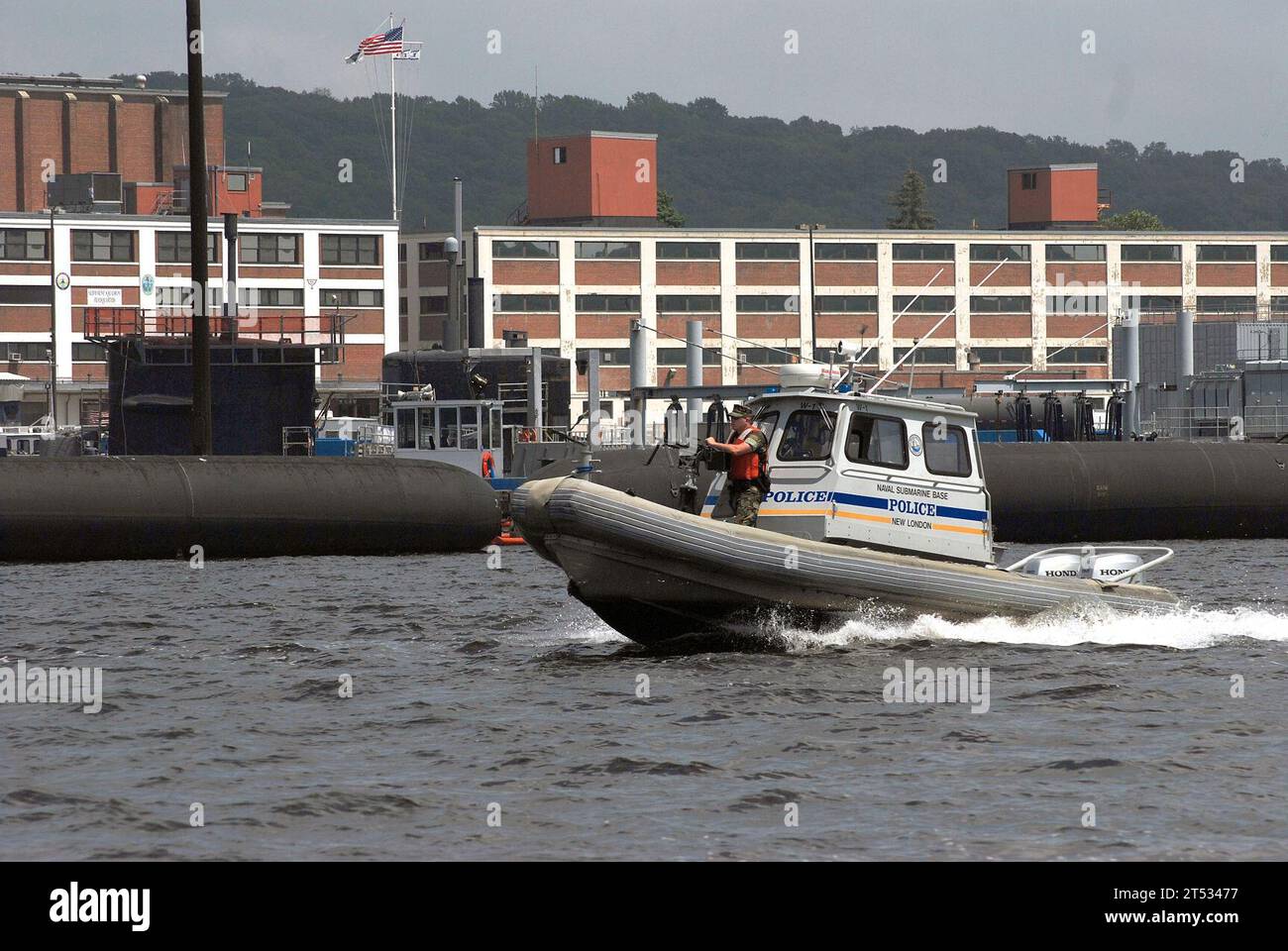 automatico, barca, veloce, arma da fuoco, pistola, m-60, macchina, sicurezza, sottomarino, arma, Zodiak Foto Stock