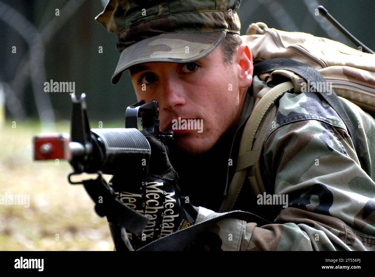 FTX, Naval Mobile Construction Battalion, Navy, NMCB 5, Operation Bearing Duel 2010, Port Hueneme, U.S. Navy Foto Stock